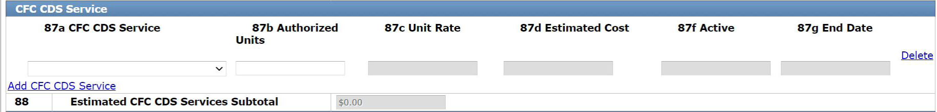 LTC Online Portal Individual Plan of Care screenshot