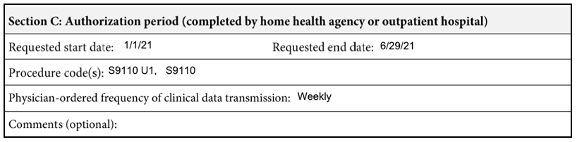 Section C Example 1